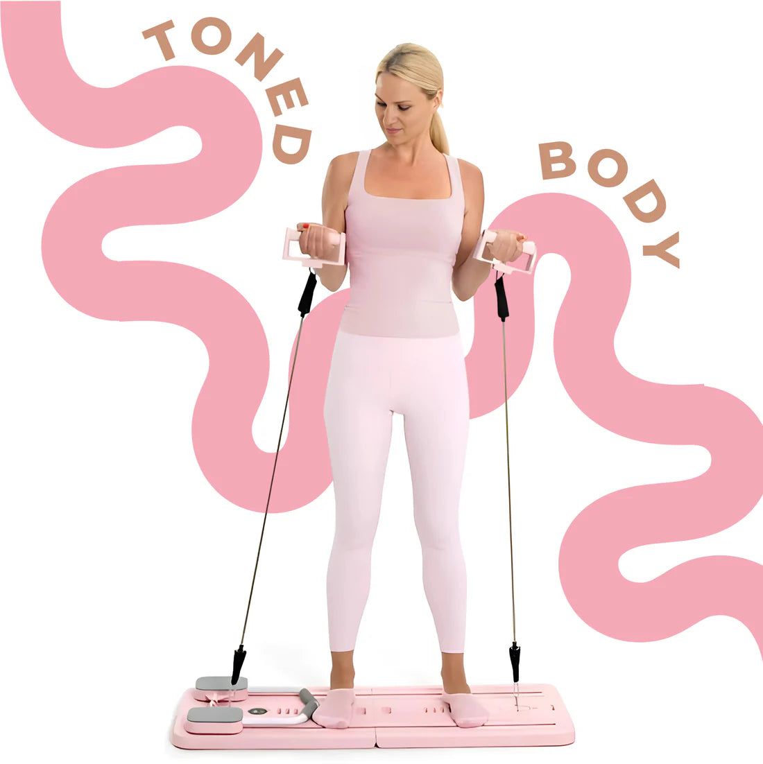 Sizzlor Foldable Pilates Reformer Set