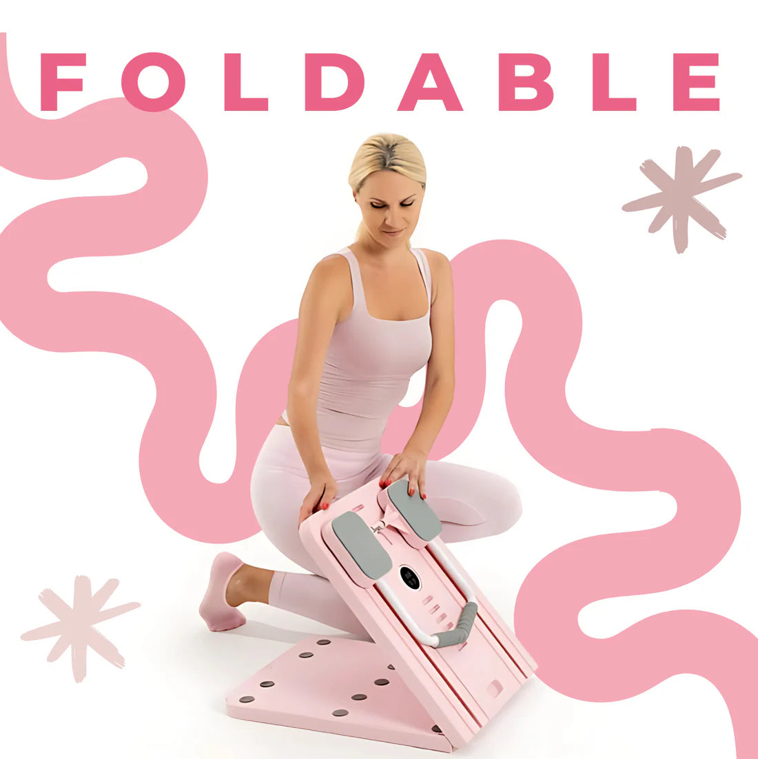 Sizzlor Foldable Pilates Reformer Set