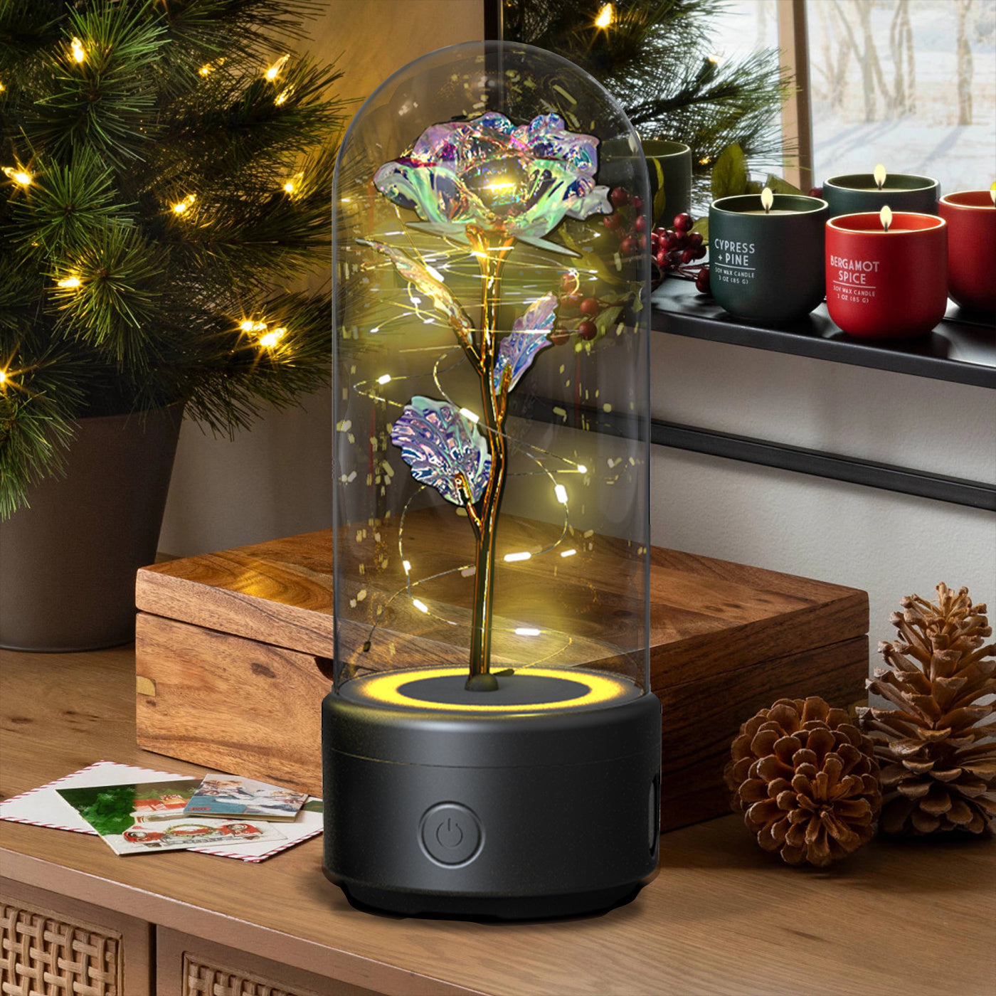 LED Light with Bluetooth Speaker