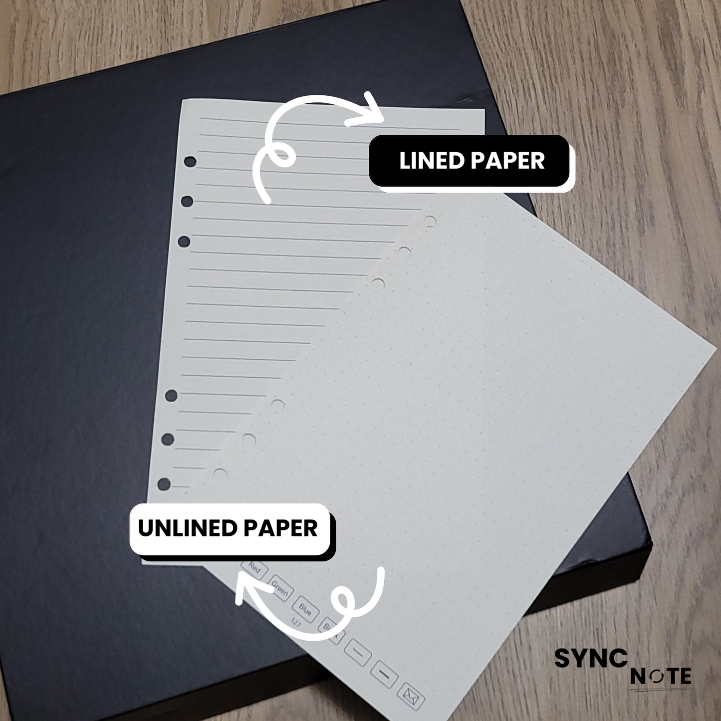digital notebook with pen