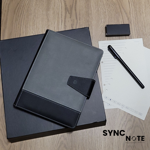 digital notebook with pen