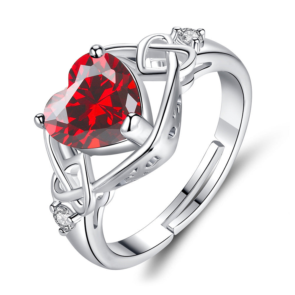 Ruby Jewelry Set