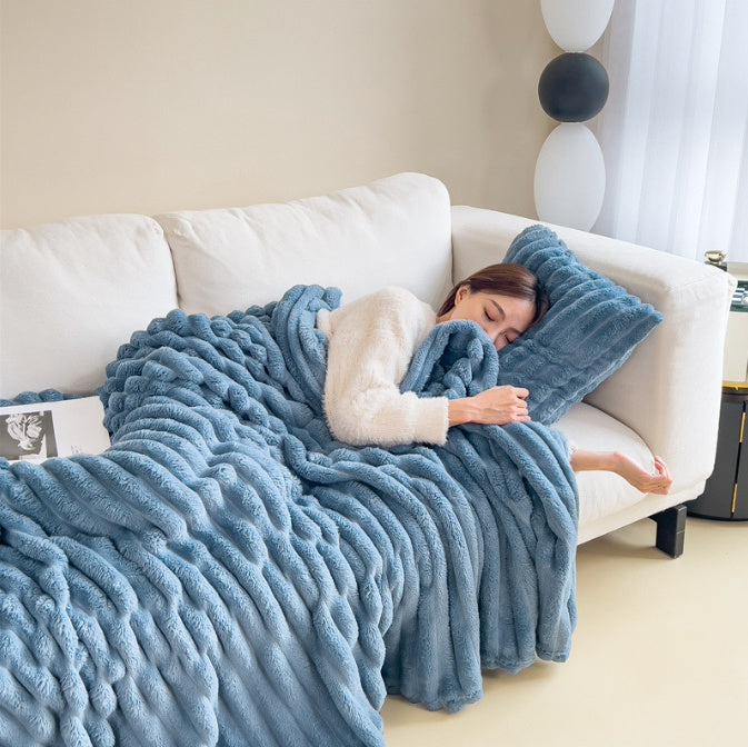 Rabbit Fur Blanket
