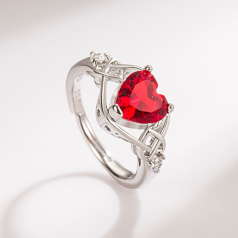 Ruby Jewelry Set