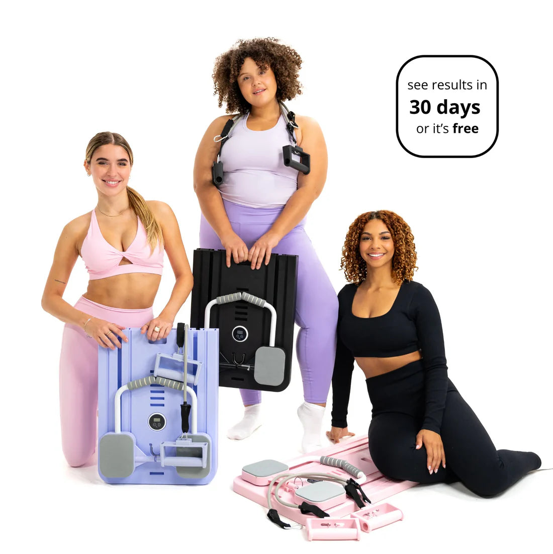Sizzlor Foldable Pilates Reformer Set