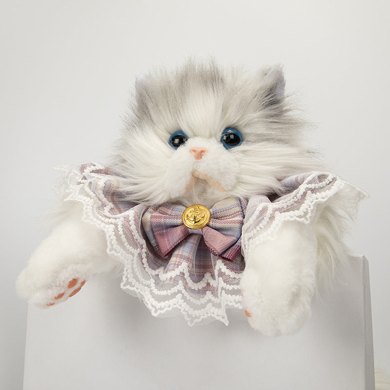 Women's Cute Cat Backpack Plush Doll