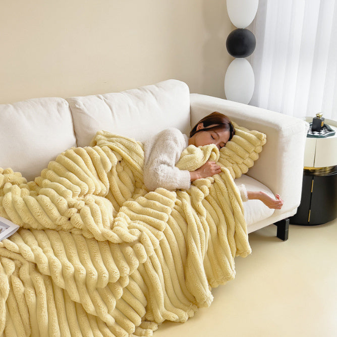 Rabbit Fur Blanket