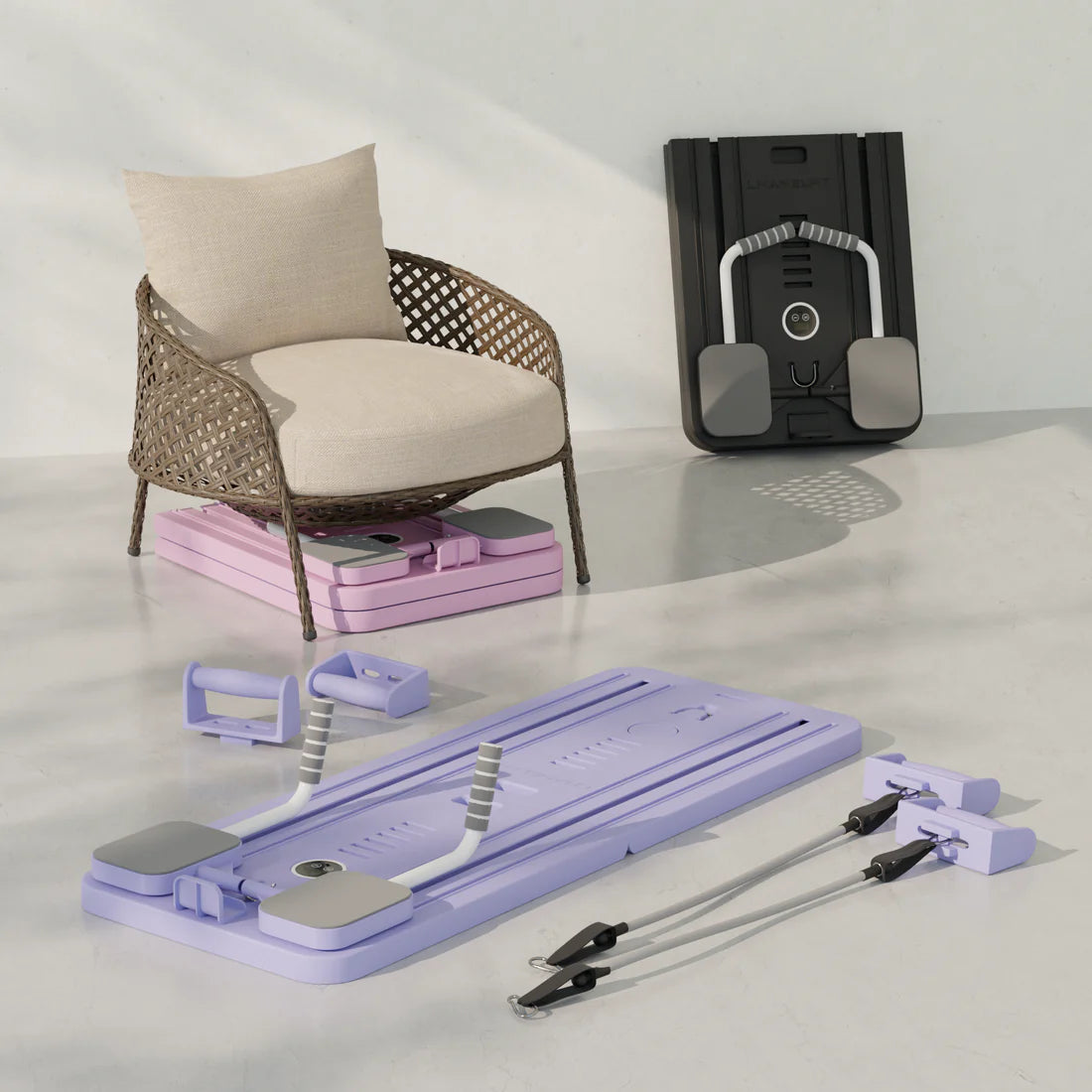 Sizzlor Foldable Pilates Reformer Set