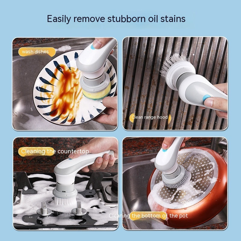 4-In-1 Cordless Electric Cleaning Brush