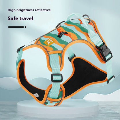 Reflective Pet Chest & Back Leash