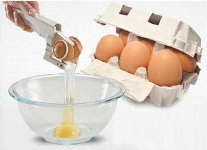 Egg Shell Cracker and Separator Tool