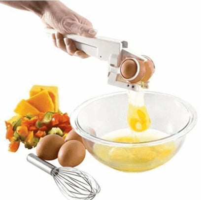 Egg Shell Cracker and Separator Tool