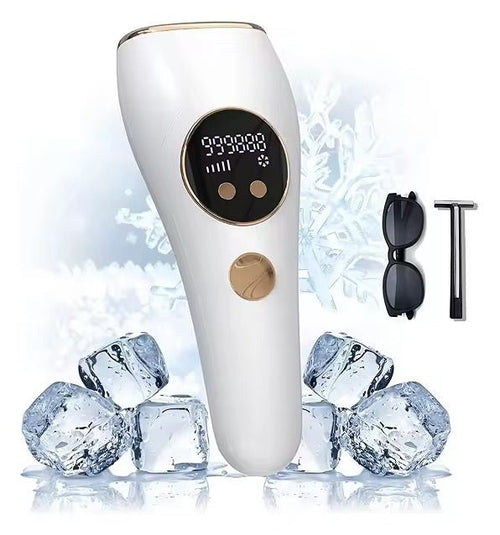 Ice Cold IPL Hair Removal Device – 990,000 Flashes | 5 Levels | Automatic & Manual Mode