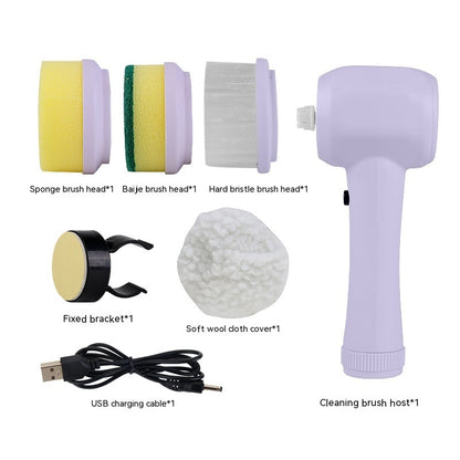 4-In-1 Cordless Electric Cleaning Brush