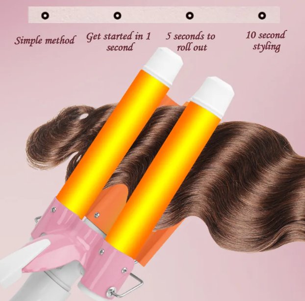 3 Barrel Professional Curling Iron