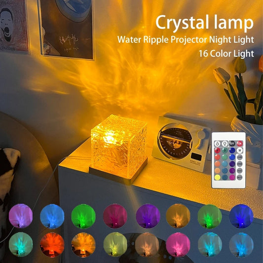 LED Water Ripple Ambient Night Light