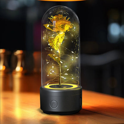 2-in-1 Rose LED Light & Bluetooth Speaker