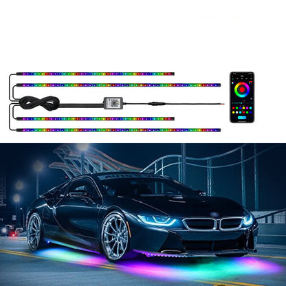 RGB for Car - Car Chassis APP Voice Control RGB Seven - color Ambience Light