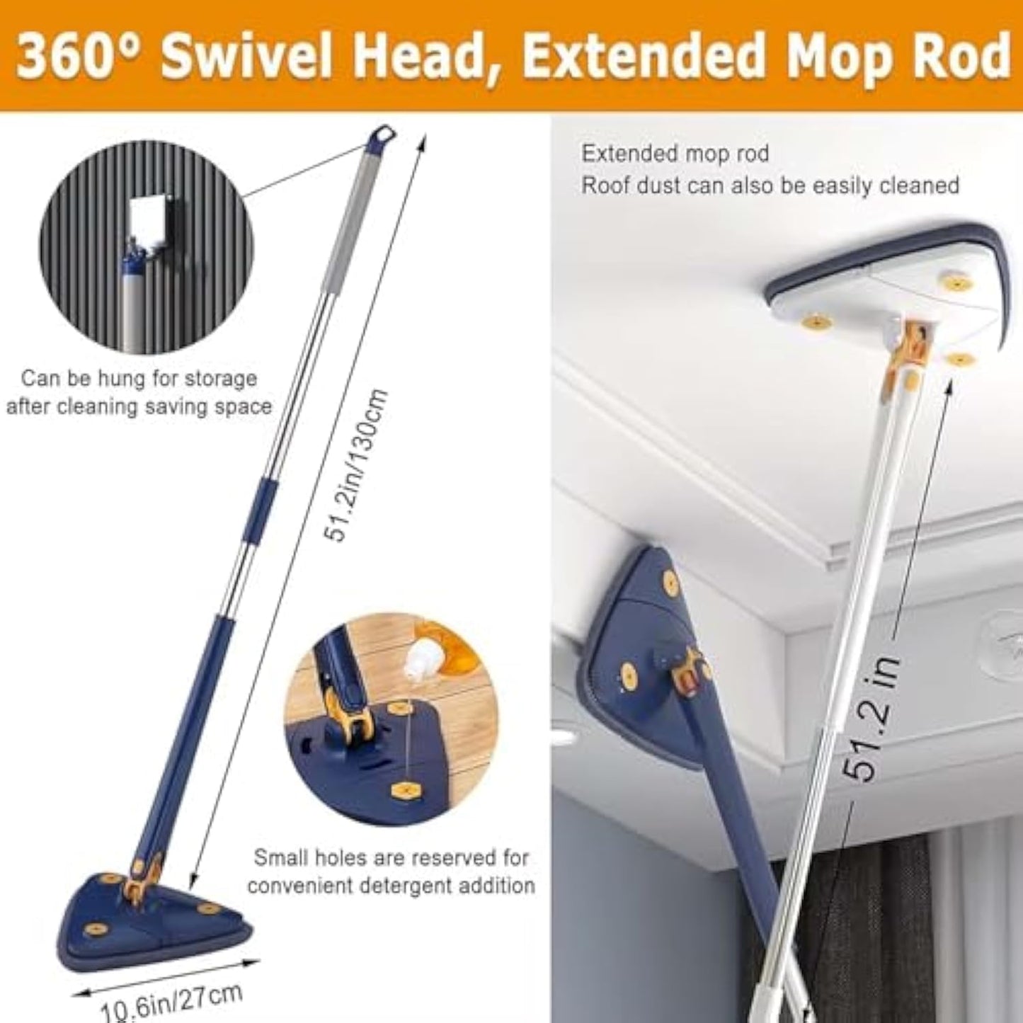 360 Rotatable Adjustable Cleaning Mop