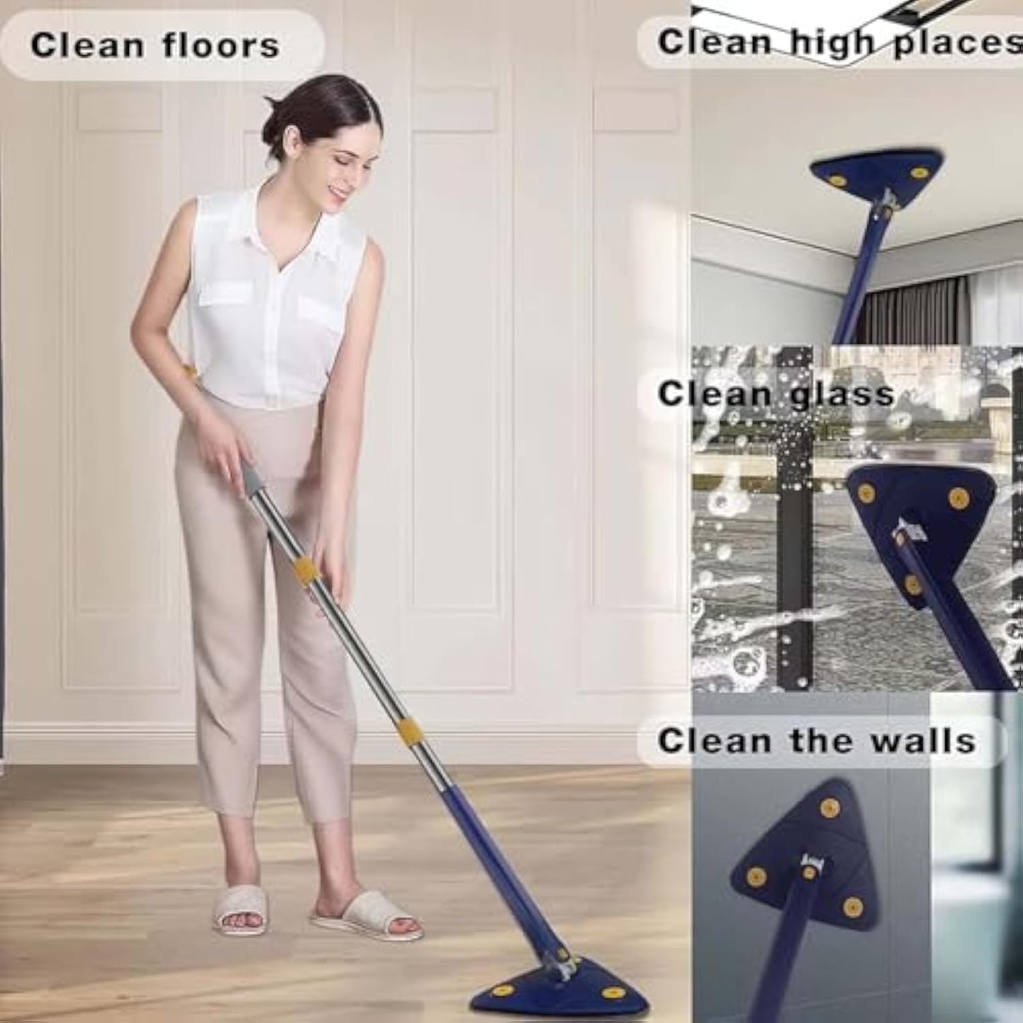 360 Rotatable Adjustable Cleaning Mop