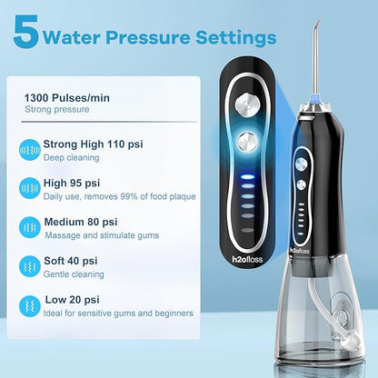 360° Powerful - Advanced Water Flosser for Deep Cleaning