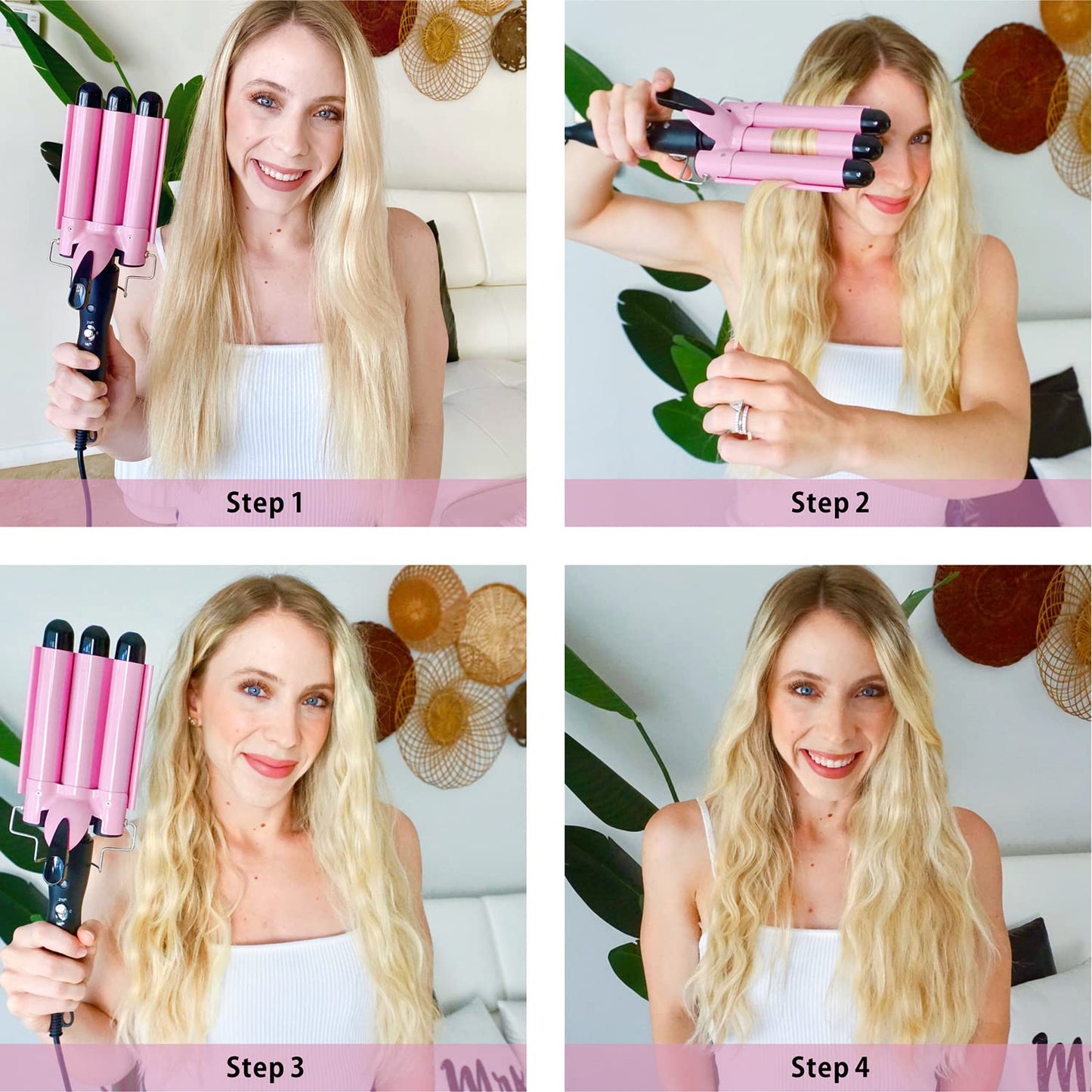 3 Barrel Professional Curling Iron