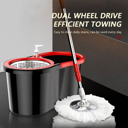 Microfiber Spin Mop and Bucket Cleaning System