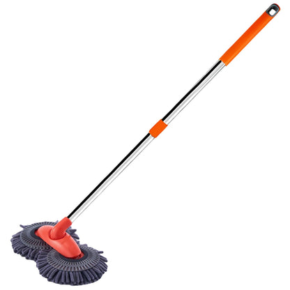 Car Wash Brush Double Brush Head Windshield Roof Wipe Clean Broom Car Cleaning Brush Windshield Roof Window Cleaning Maintenance