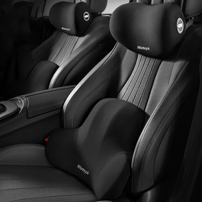Memory Foam Car Neck Cushion Car Lumbar Support For Car Supplies Universal Neck Pillow Waist Cushion Car Seat Car Accessories