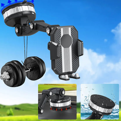 360 Rotatable Cellphone Car Phone Holder Fixed Shockproof Mobile Stand Big In GPS Support For iPhone Xiaomi  Samsung Accessories