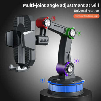 360 Rotatable Cellphone Car Phone Holder Fixed Shockproof Mobile Stand Big In GPS Support For iPhone Xiaomi  Samsung Accessories