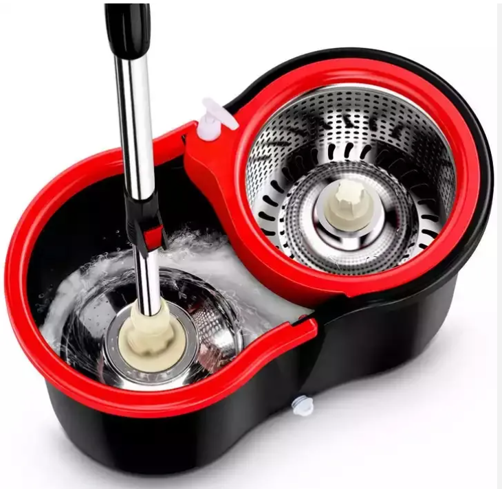 Microfiber Spin Mop and Bucket Cleaning System