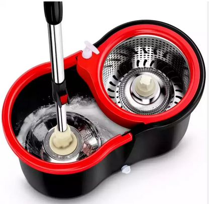 Microfiber Spin Mop and Bucket Cleaning System