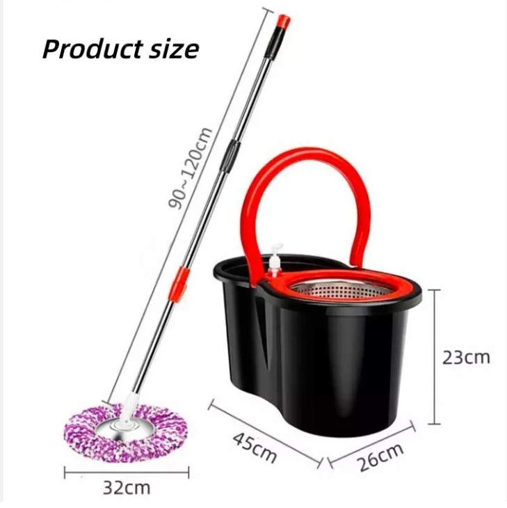 Microfiber Spin Mop and Bucket Cleaning System