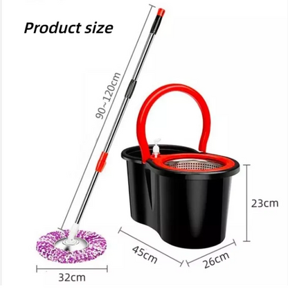 Microfiber Spin Mop and Bucket Cleaning System