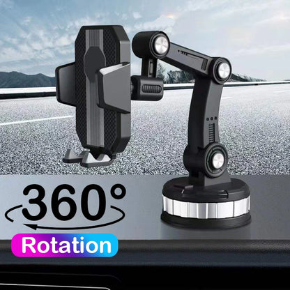 360 Rotatable Cellphone Car Phone Holder Fixed Shockproof Mobile Stand Big In GPS Support For iPhone Xiaomi  Samsung Accessories