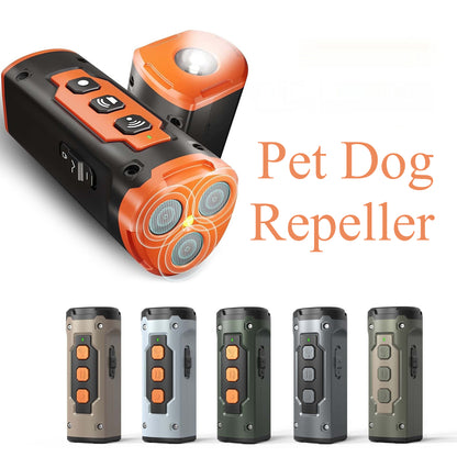 Ultrasonic Dog Bark Deterrent Device With LED Flashlight