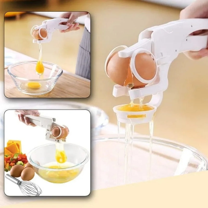 Egg Shell Cracker and Separator Tool