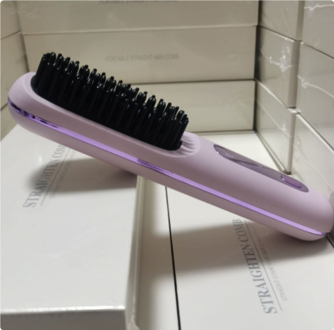 2-in-1 Cordless Hair Straightener and Hot Comb