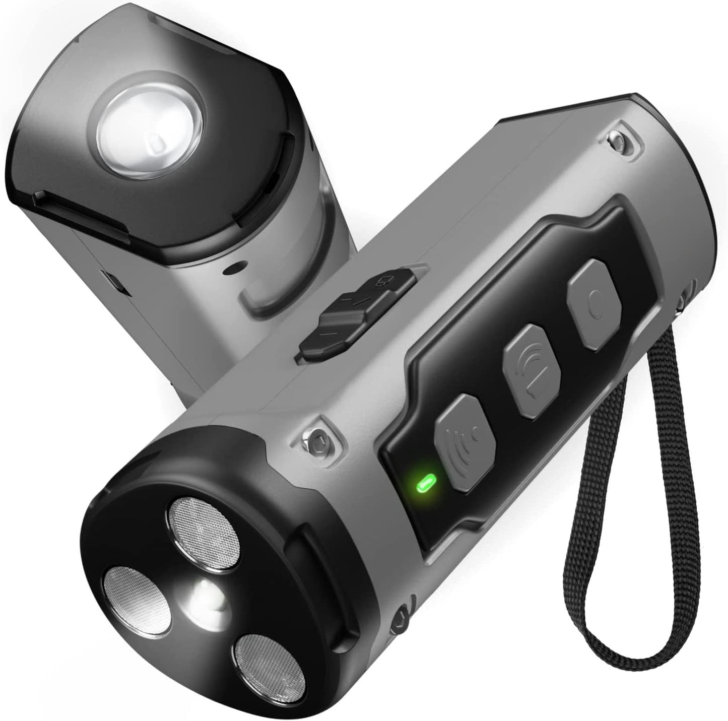 Ultrasonic Dog Bark Deterrent Device With LED Flashlight