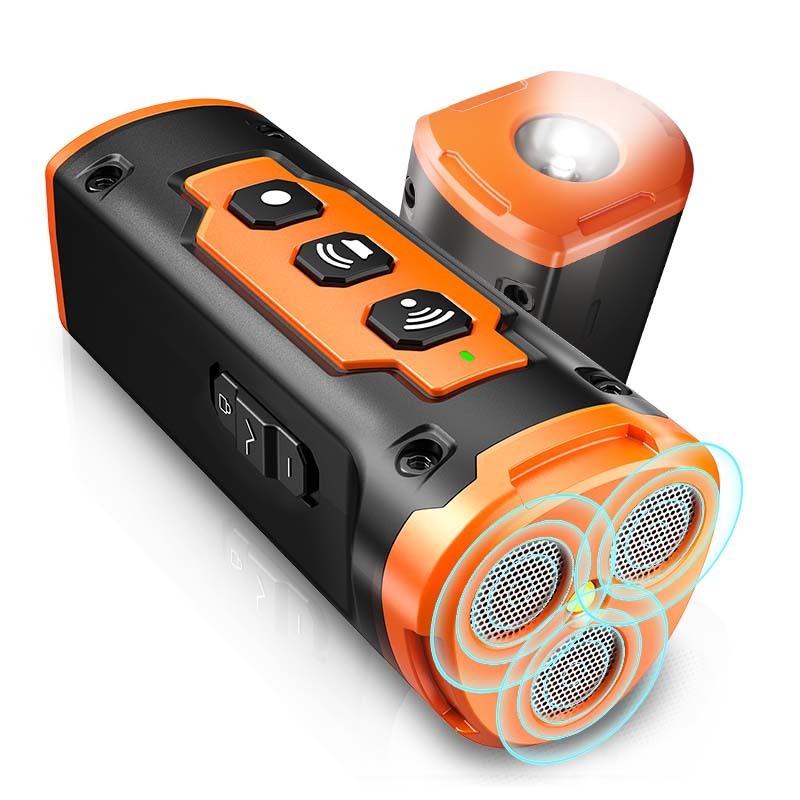 Ultrasonic Dog Bark Deterrent Device With LED Flashlight