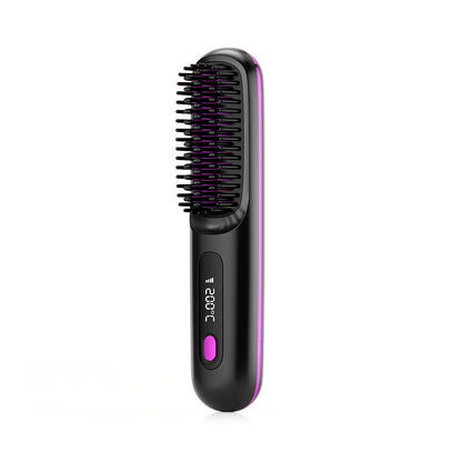 2-in-1 Cordless Hair Straightener and Hot Comb