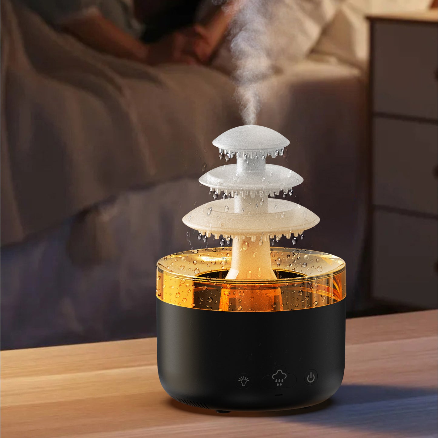 New Cloud Rain Air Humidifier & Essential Oil Diffuser