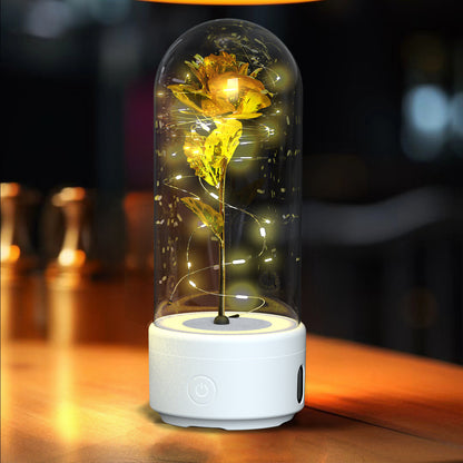 2-in-1 Rose LED Light & Bluetooth Speaker