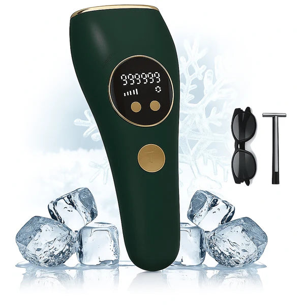 Ice Cold IPL Hair Removal Device – 990,000 Flashes | 5 Levels | Automatic & Manual Mode