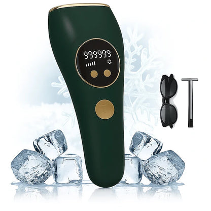 Ice Cold IPL Hair Removal Device – 990,000 Flashes | 5 Levels | Automatic & Manual Mode